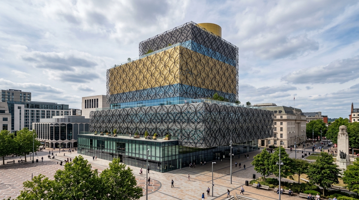 Library of Birmingham design by Mecanoo
